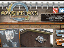 Tablet Screenshot of ogdentaproom.com
